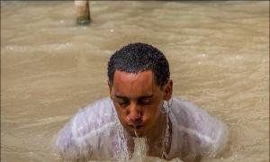 Место крещения иисуса христа в реке иордан